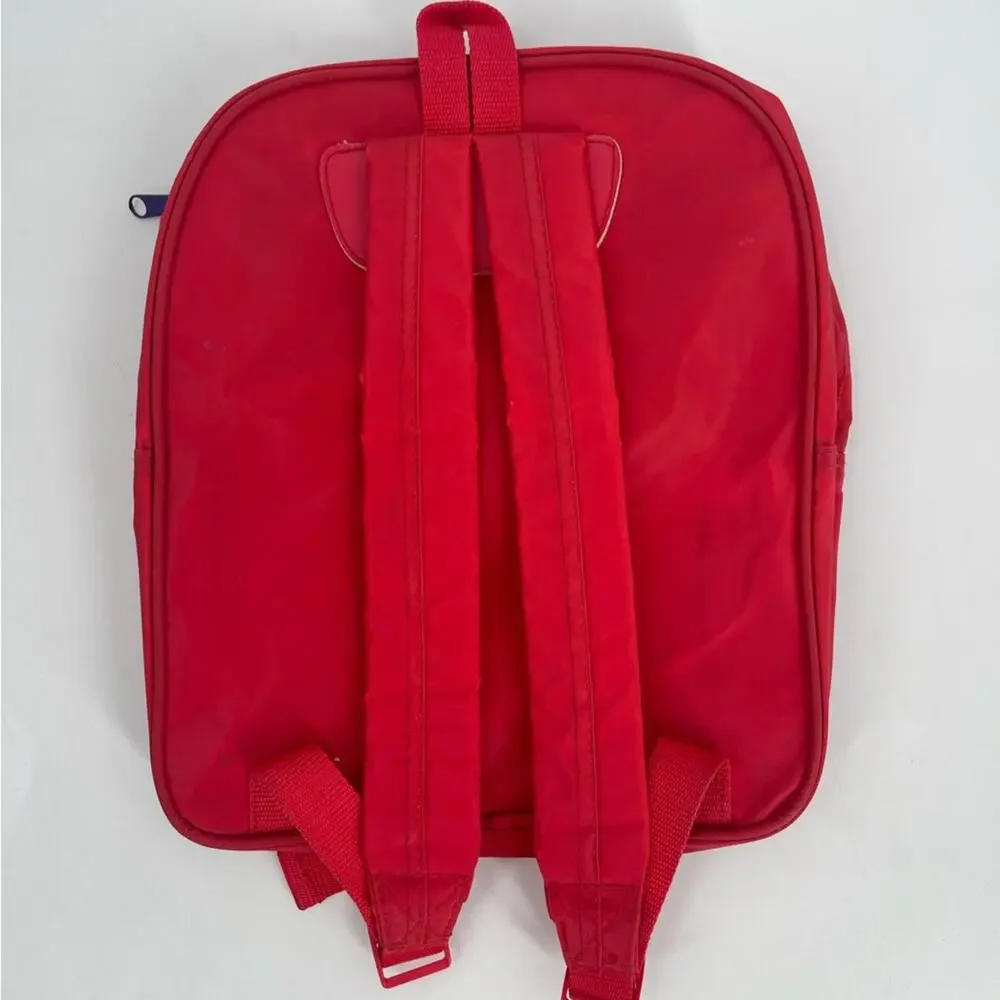 HELLO KITTY Sanrio Backpack Vintage Red Y2K 90s 1996 Kidcore 100% PVC School